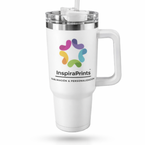 Vaso térmico personalizado sublimado en alta calidad con logo.